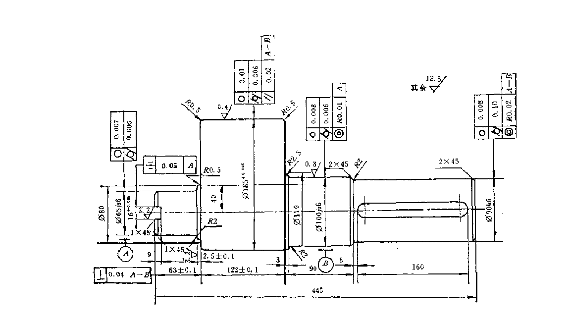 力士乐液压马达偏心曲轴的加工概况